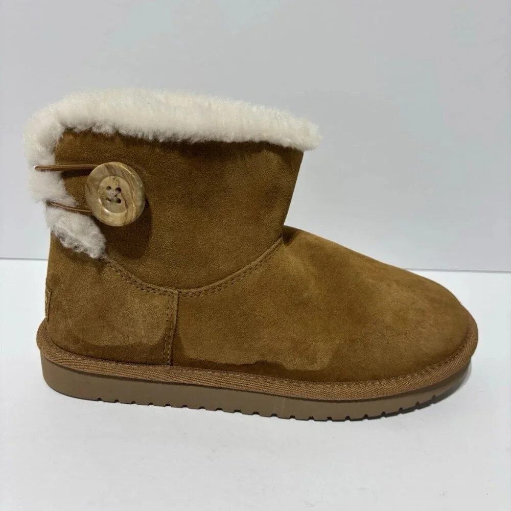 Koolaburra Women’s Nalie Chestnut Winter Boots, Size 6 M